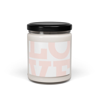 Scented Soy Candle - Love, Relaxing Home Decor, Gift for Her, Aromatherapy Candle, Wedding Favor, Self-Care Gift