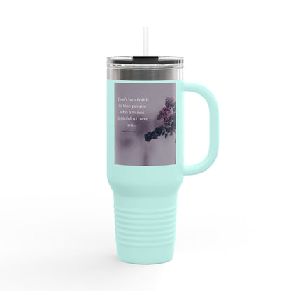 Inspirational Travel Mug - Motivational 40oz Insulated Coffee Cup, Perfect Gift for Her, Office, Outdoors, Travel, Birthday