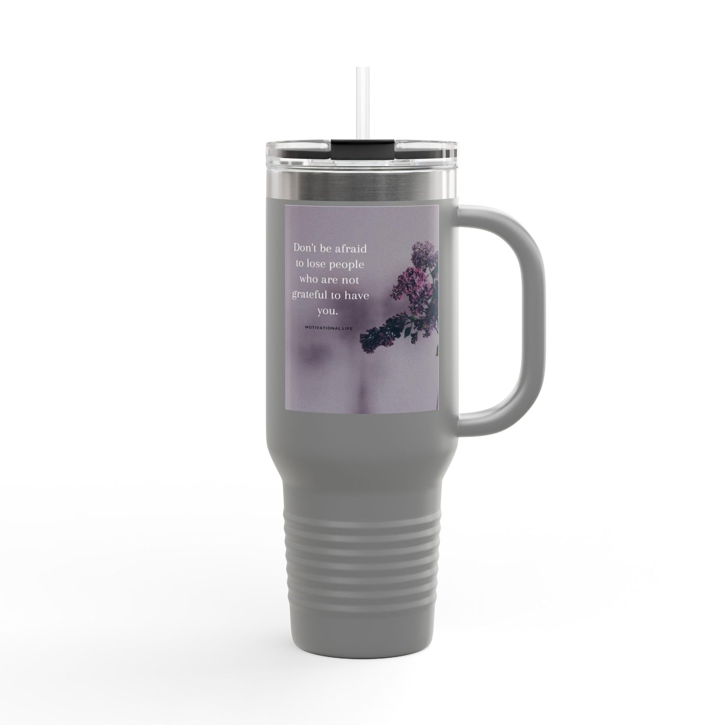Inspirational Travel Mug - Motivational 40oz Insulated Coffee Cup, Perfect Gift for Her, Office, Outdoors, Travel, Birthday