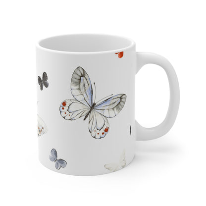 Butterfly Dreams Mug | Floral Coffee Cup, Nature Lover Gift, Butterfly Decor, Spring Homeware, Eco-Friendly Mug