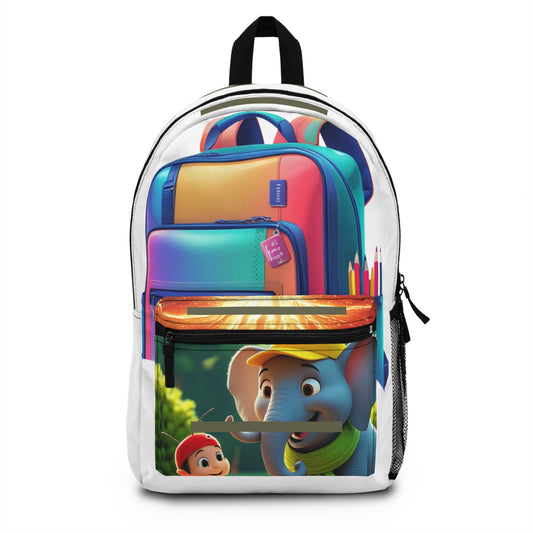 Tropical Sunset Backpack, Beach Bag, Travel Backpack, School Backpack, Vacation Essentials, Trendy Accessories