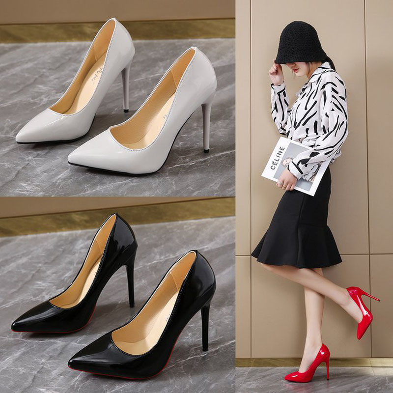 Shoes Outer WearHigh Heels Sexy Stiletto Heel Fruit Color