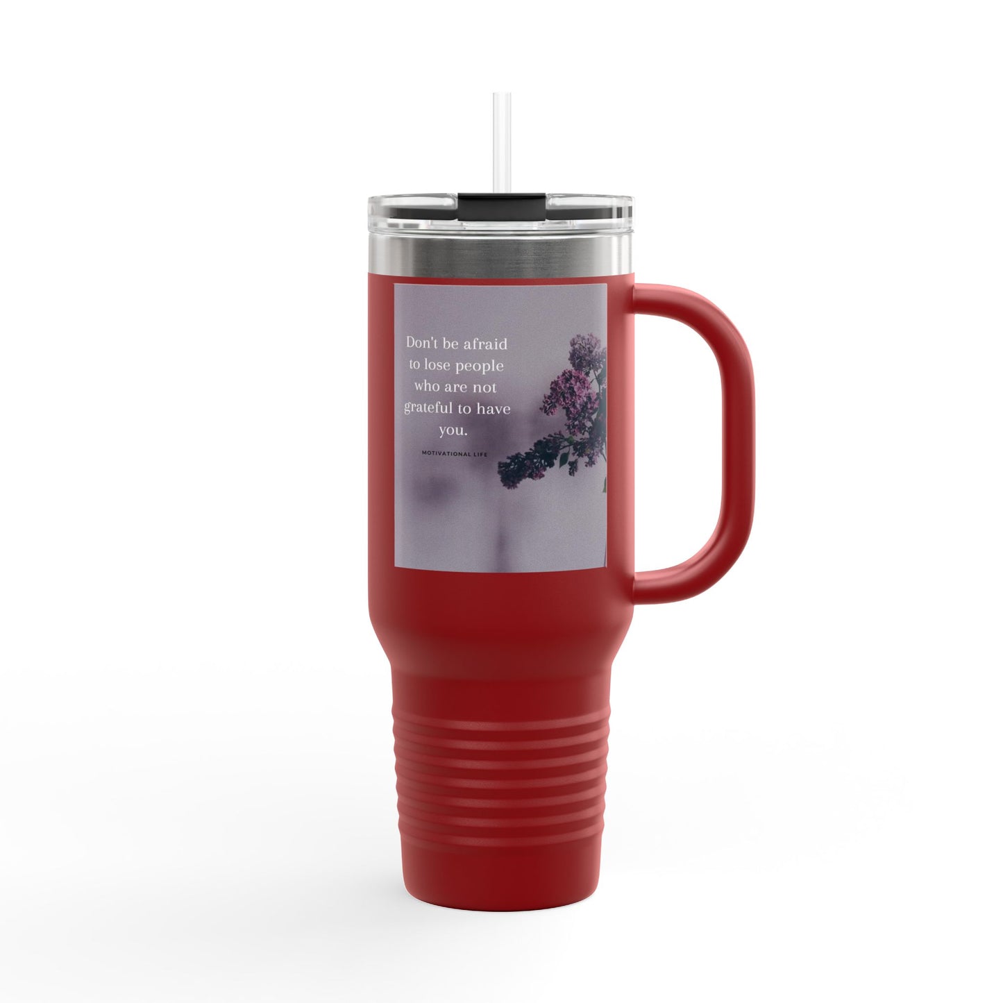 Inspirational Travel Mug - Motivational 40oz Insulated Coffee Cup, Perfect Gift for Her, Office, Outdoors, Travel, Birthday