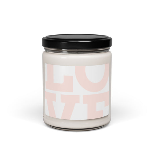Scented Soy Candle - Love, Relaxing Home Decor, Gift for Her, Aromatherapy Candle, Wedding Favor, Self-Care Gift