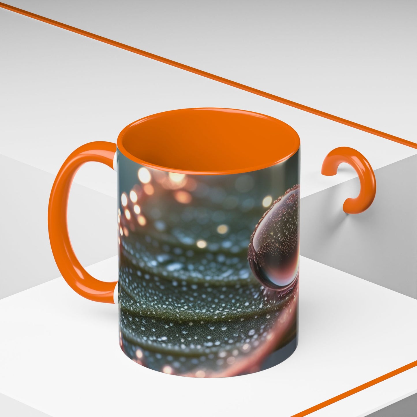 Nature-Inspired Accent Coffee Mug | Perfect for Nature Lovers, Unique Gift for Holidays, Home Decor, Office Coffee Mug