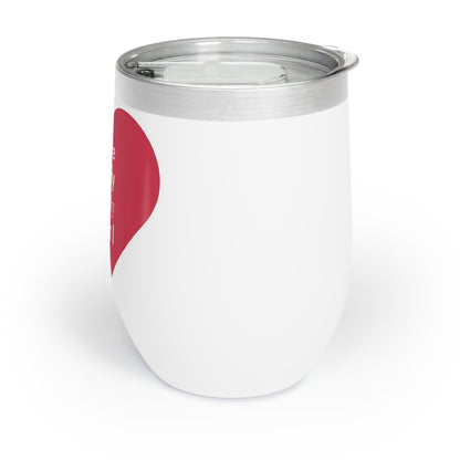 Chill Cartoon Wine Tumbler, Cute Drinkware for Parties, Fun Gift for Wine Lovers, Kid’s Birthday, Relaxation Essentials