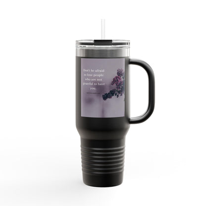 Inspirational Travel Mug - Motivational 40oz Insulated Coffee Cup, Perfect Gift for Her, Office, Outdoors, Travel, Birthday