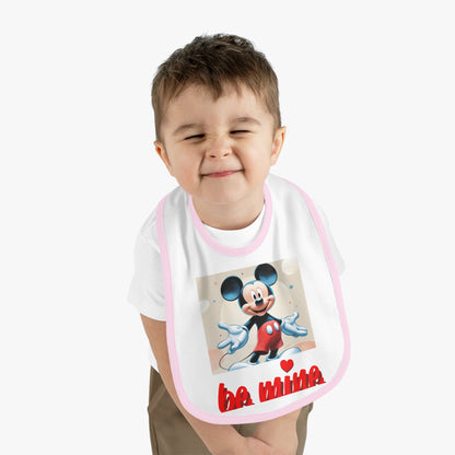 Mickey Mouse Baby Bib, Cute Baby Gifts, Infant Bibs, Disney Bibs, Baby Shower Essentials, Be Mine Bib