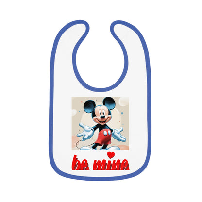 Mickey Mouse Baby Bib, Cute Baby Gifts, Infant Bibs, Disney Bibs, Baby Shower Essentials, Be Mine Bib