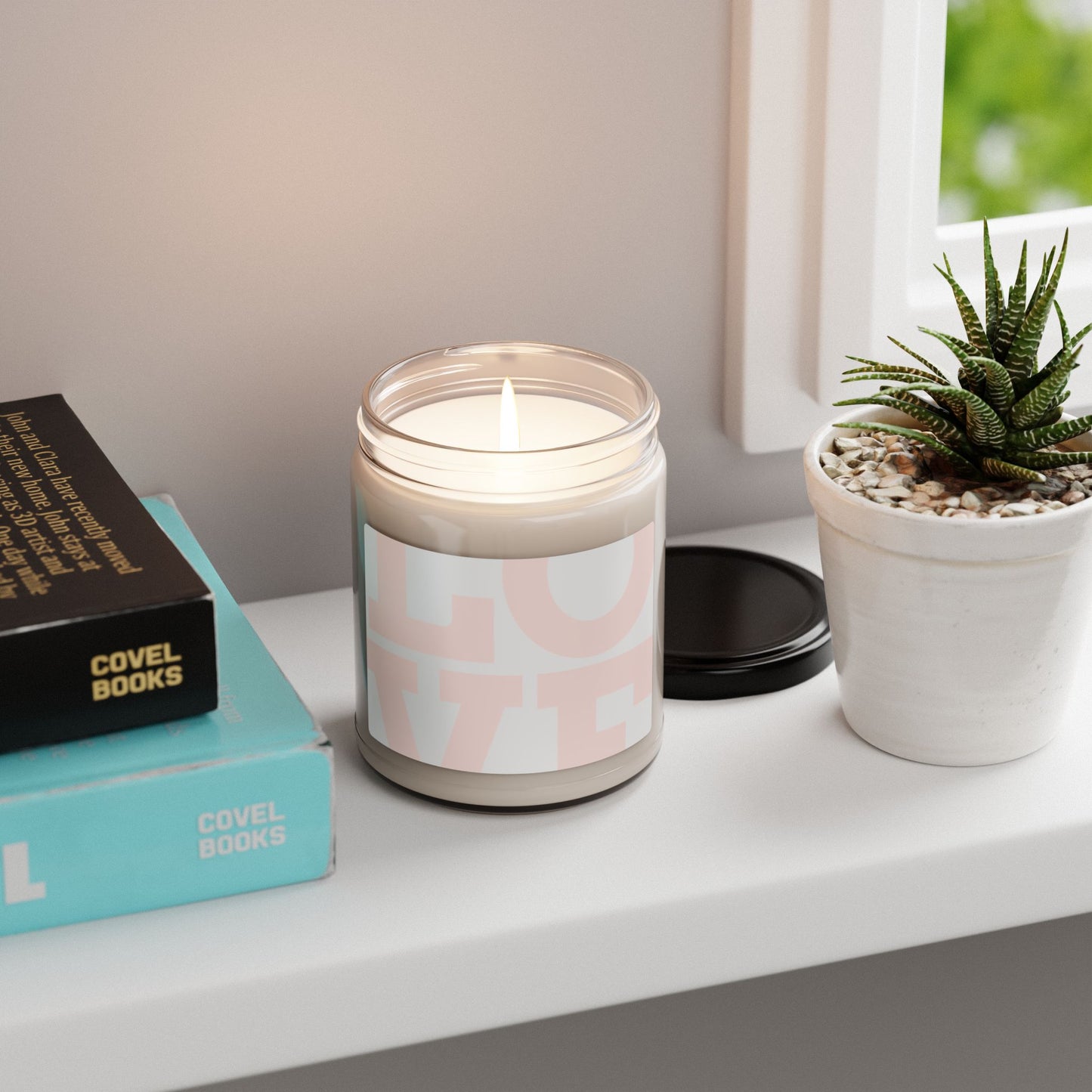 Scented Soy Candle - Love, Relaxing Home Decor, Gift for Her, Aromatherapy Candle, Wedding Favor, Self-Care Gift