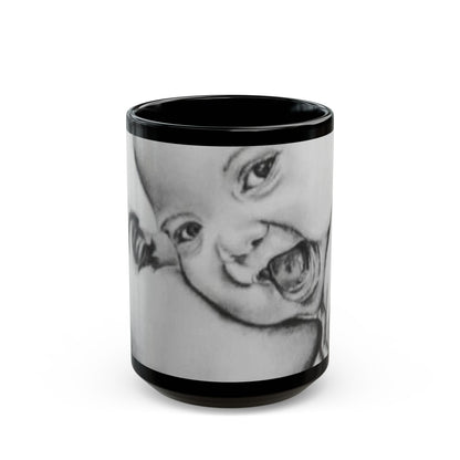 Cherished Moments Baby Mug - Cute Baby Artwork Coffee Cup, Perfect Gift for New Parents, Baby Shower, Mother's Day, Nursery Decor