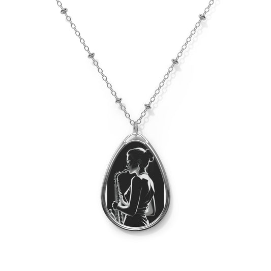 Elegant Oval Necklace | Timeless Jewelry Gift for Her, Anniversary, Birthday, Special Occasions, Fashion Accessory