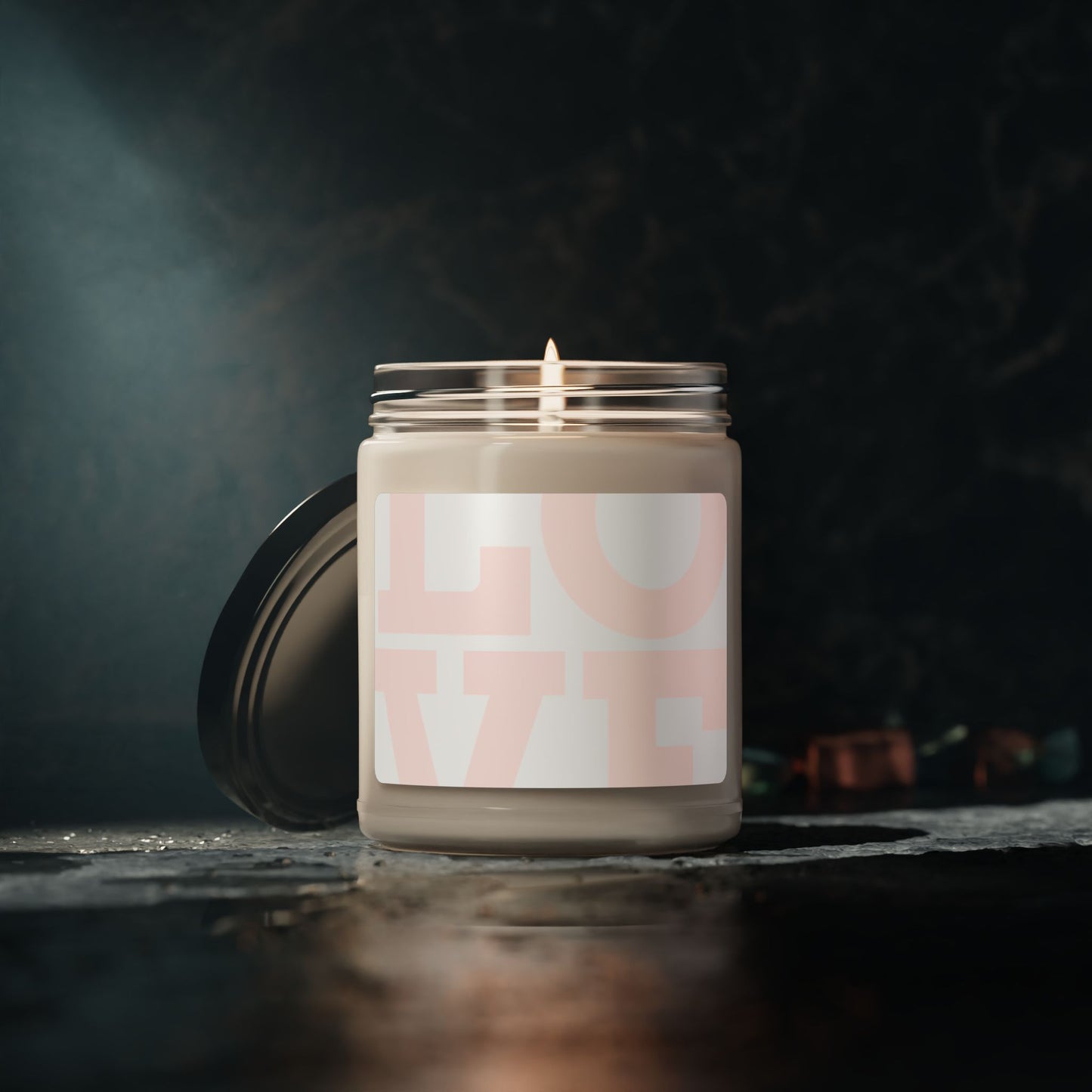 Scented Soy Candle - Love, Relaxing Home Decor, Gift for Her, Aromatherapy Candle, Wedding Favor, Self-Care Gift