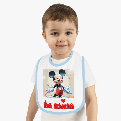 Mickey Mouse Baby Bib, Cute Baby Gifts, Infant Bibs, Disney Bibs, Baby Shower Essentials, Be Mine Bib