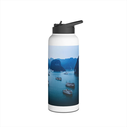 Scenic Stainless Steel Water Bottle, Eco-Friendly Hydration, Outdoor Gear, Gift for Travelers, Adventure Companion, Summer Essentials