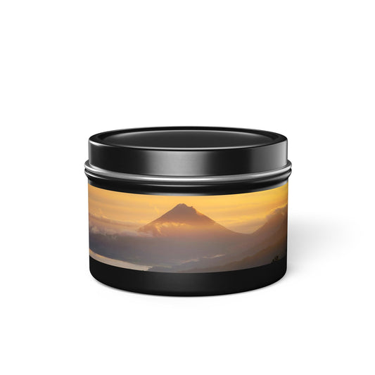 Serene Sunset Tin Candles | Hand-Poured Aromatherapy, Eco-Friendly Gift for Relaxation, Spa, Cozy Nook Decor, Home Fragrance
