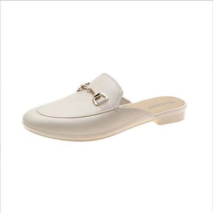 Closed Toe Half Slippers Women's Shoes Outer Wear