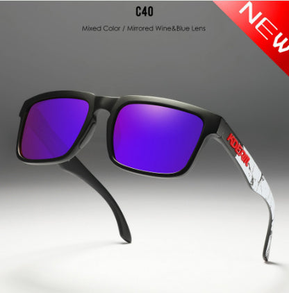 Square Outdoor Polarized Sunglasses Classic All-match Men's And Women's Sunglasses