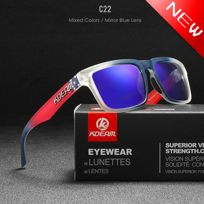 Square Outdoor Polarized Sunglasses Classic All-match Men's And Women's Sunglasses